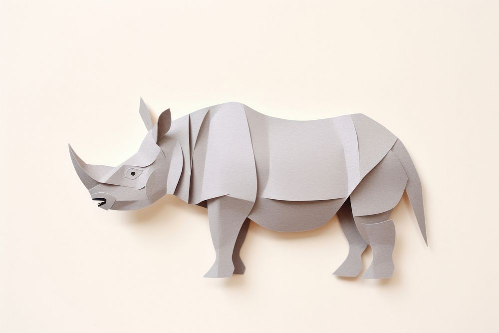 Rhino wildlife animal mammal.