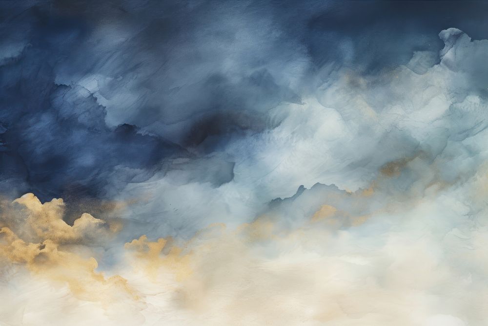 Cloud watercolor backgrounds painting nature.