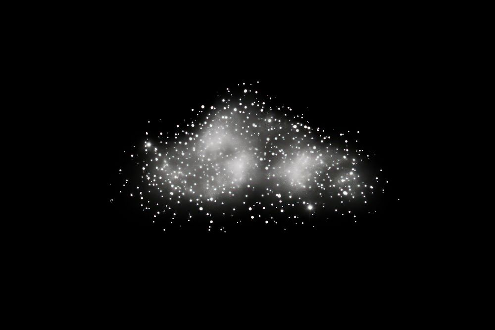 Cloud shape sparkle light glitter astronomy fireworks night.