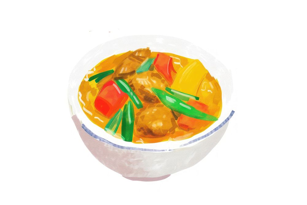 Curry curry food dish.