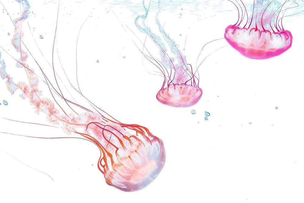 Jellyfish in tank aquarium biotechnology biochemistry microbiology.