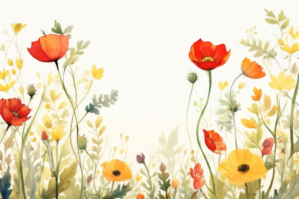 Floral border backgrounds painting pattern.