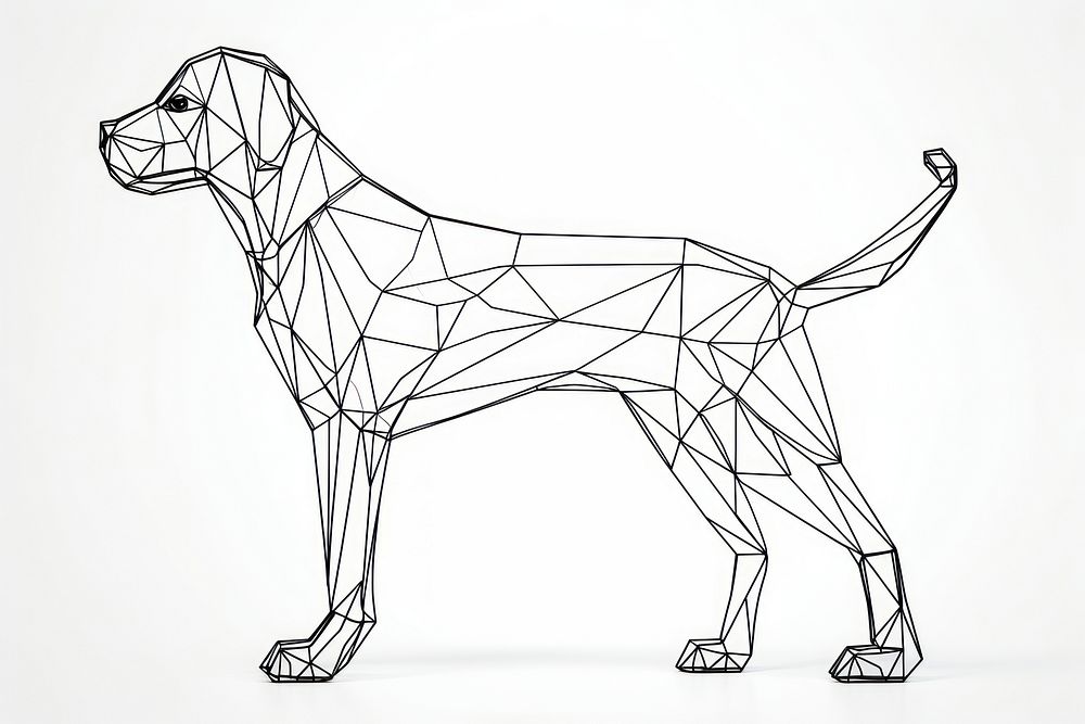 Dog sketch drawing animal.
