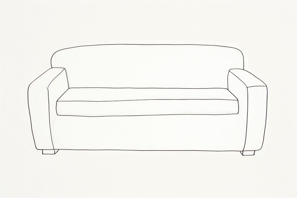 Sofa furniture armchair cartoon.