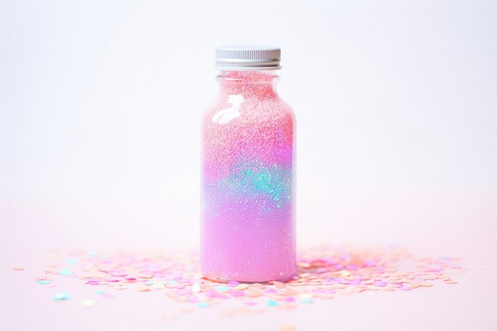 Eureka juice glitter bottle pink.