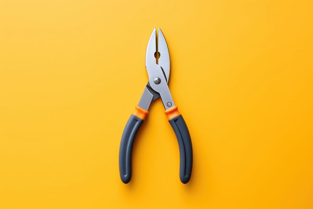 Hand pliers scissors tool equipment.