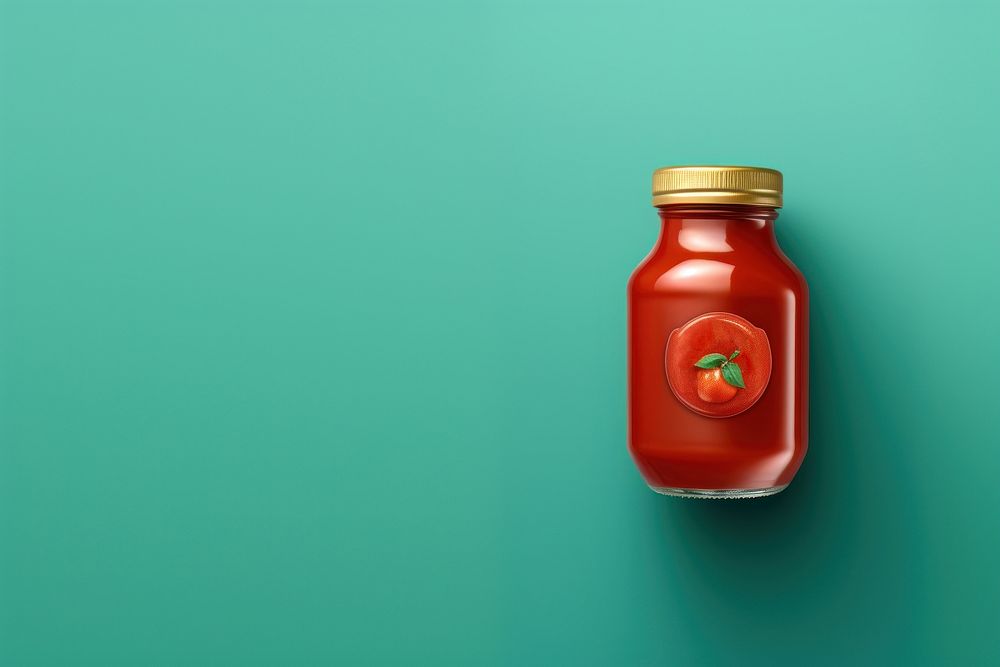 Ketchup ketchup food jar.
