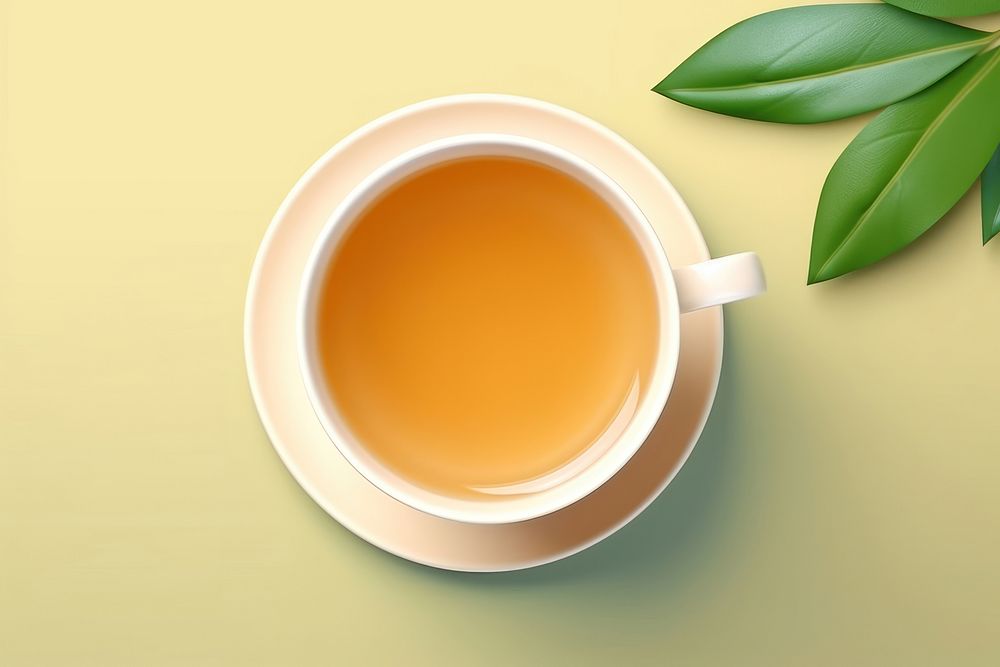 Tea Wellness drink plant cup.