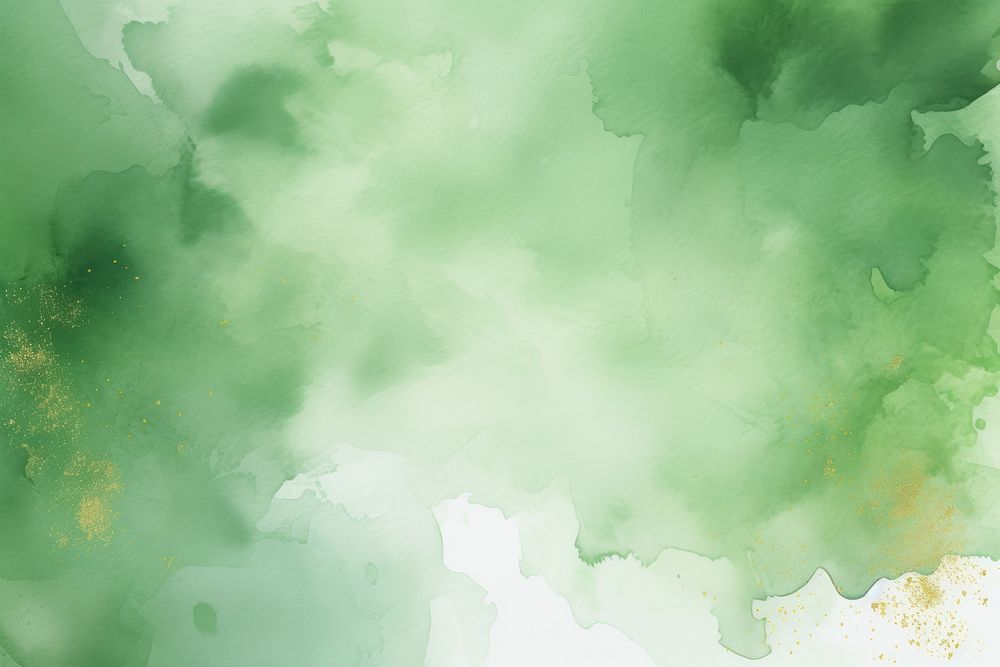 Green watercolor background backgrounds painting accessories.