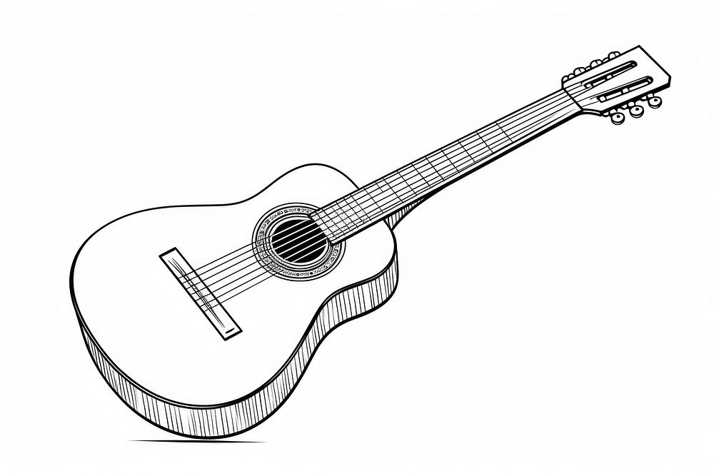 Guitar guitar sketch performance.