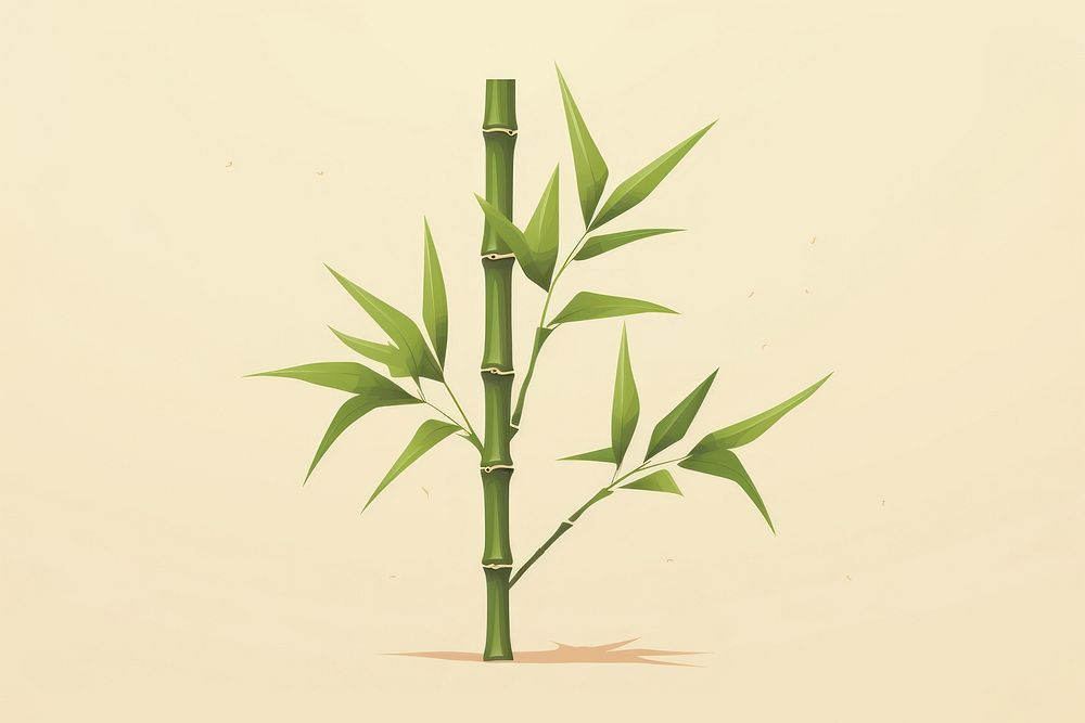 Bamboo plant branch nature.