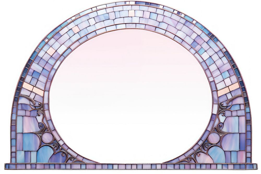 Arch art nouveau Moon architecture mosaic.