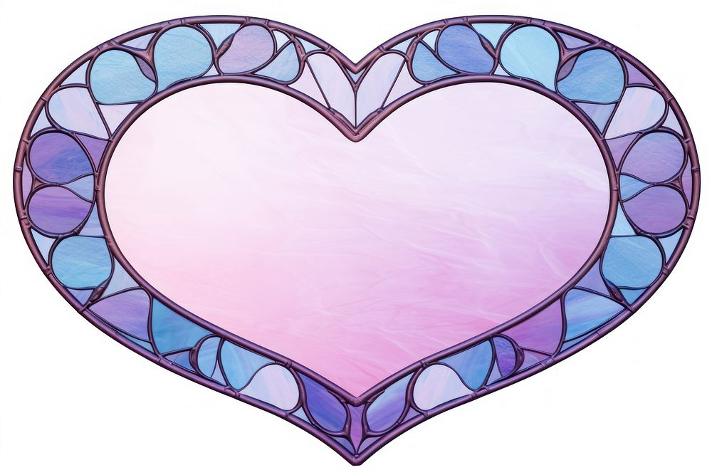 Arch art nouveau Heart heart pink.