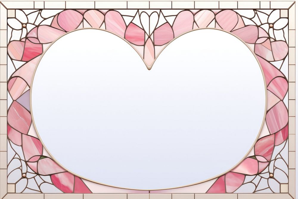 Arch art nouveau pink Heart backgrounds heart.