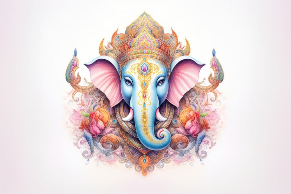 Ganesha representation creativity elephant.