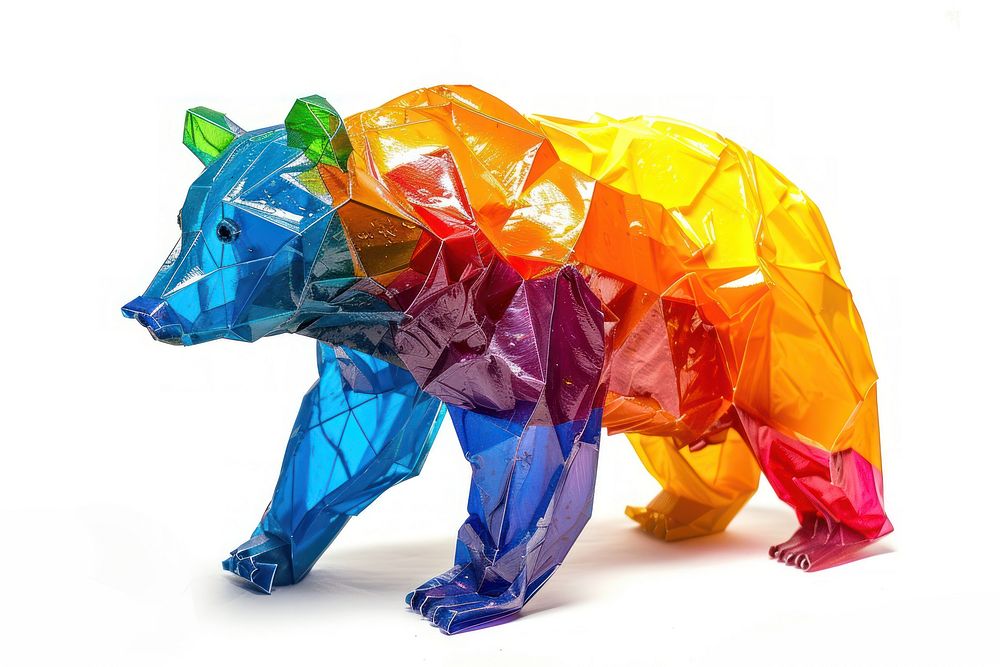 Bear plastic bear art.