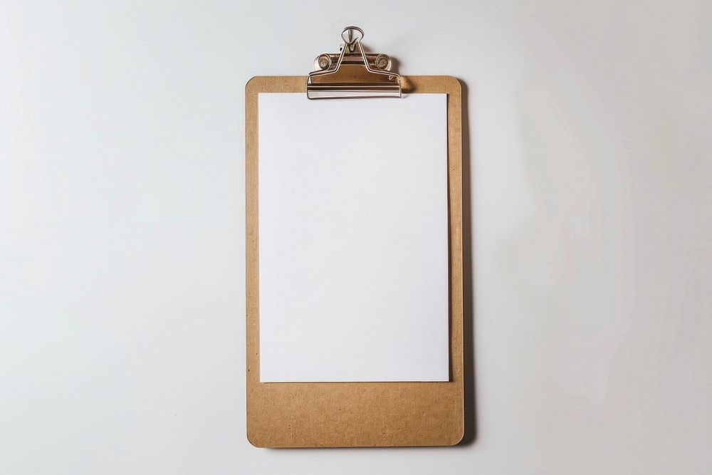 Clipboard photo white background photography.
