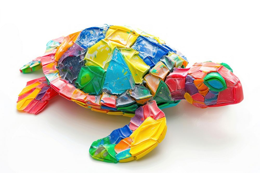 Turtle art white background confectionery.