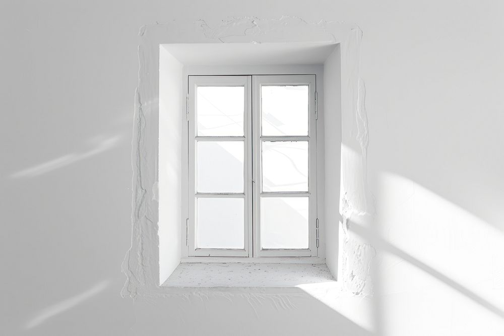 White window windowsill architecture transparent.