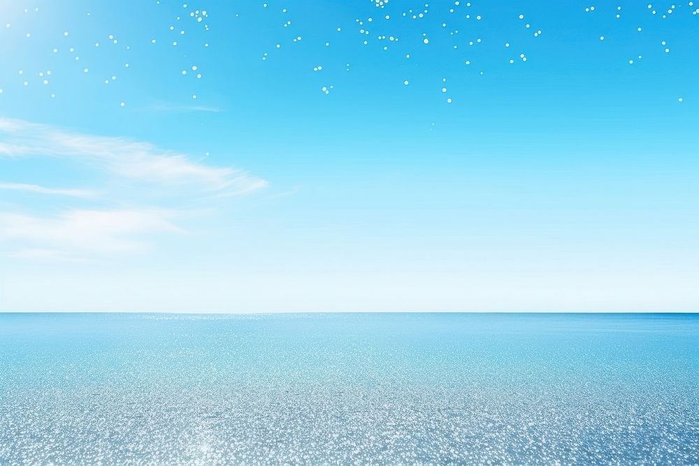 Blue sky sea backgrounds outdoors horizon.