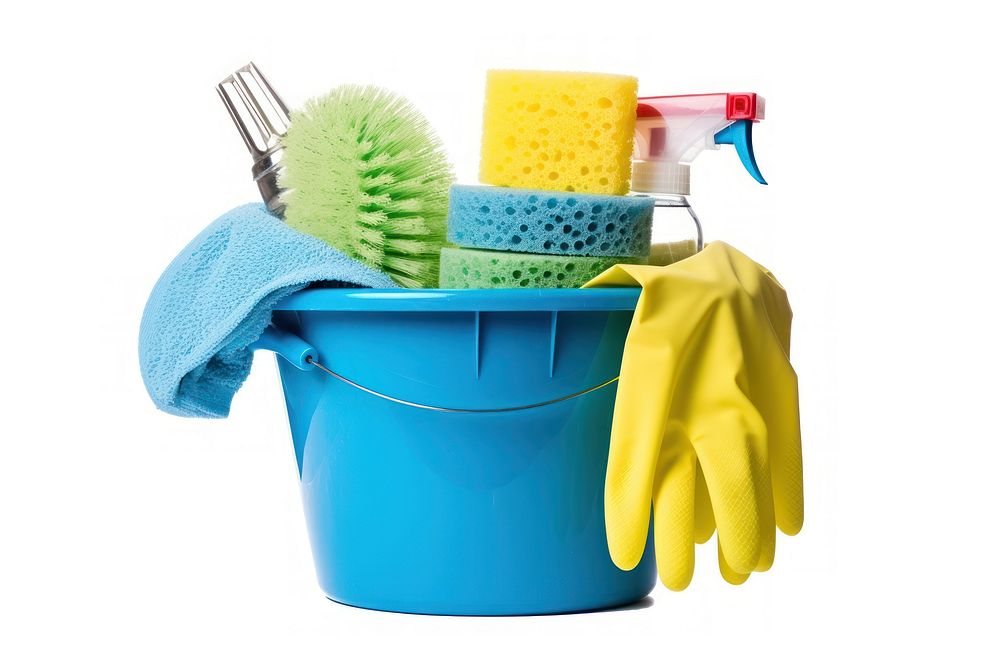 Rubber Gloves Bucket bucket cleaning.
