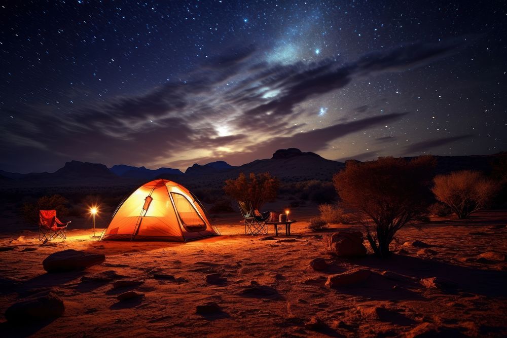 Camping camping night outdoors.