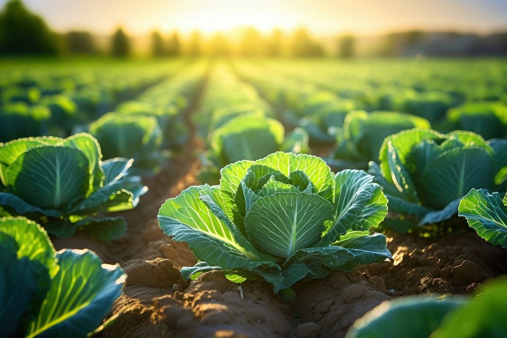 Cabbage agriculture vegetable plant.