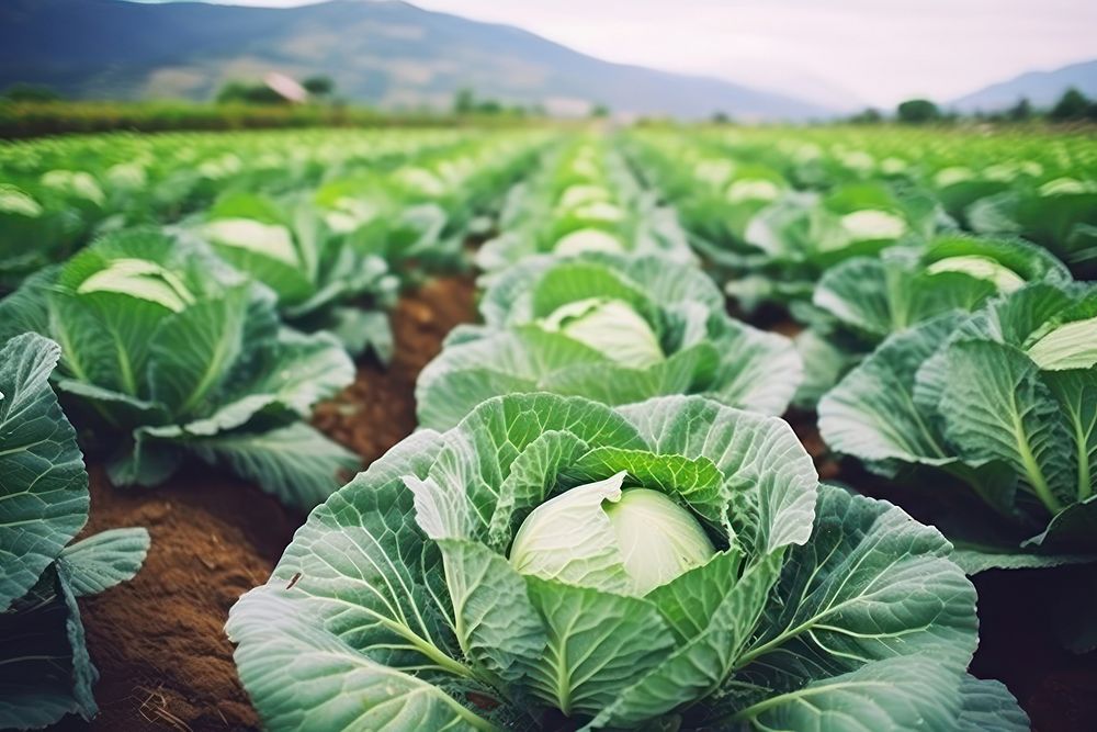 Cabbage vegetable plant agriculture.