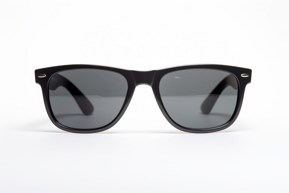 Black sunglasses white background accessories accessory.
