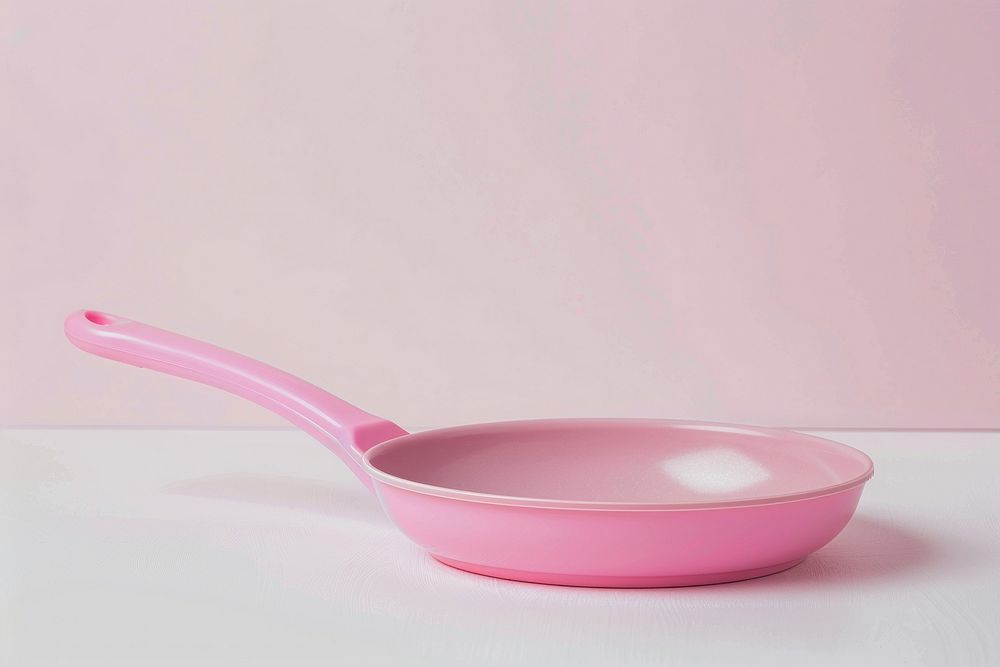 Flying Pan pink silverware simplicity.