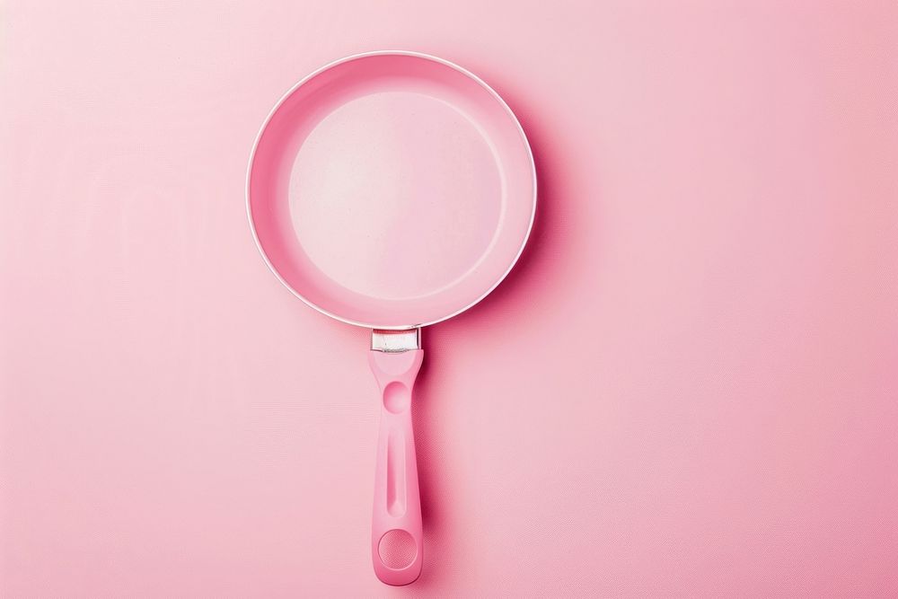 Flying Pan spoon pink simplicity.