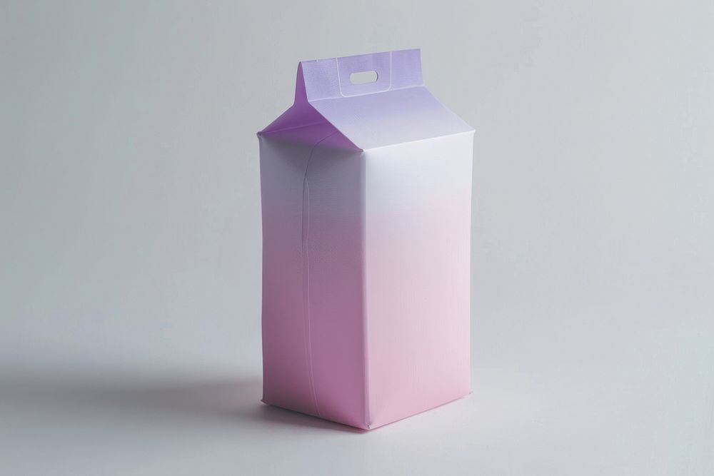 Milk carton milk purple pink.
