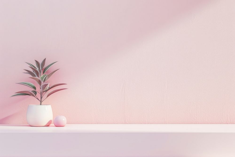 New home architecture plant pink.