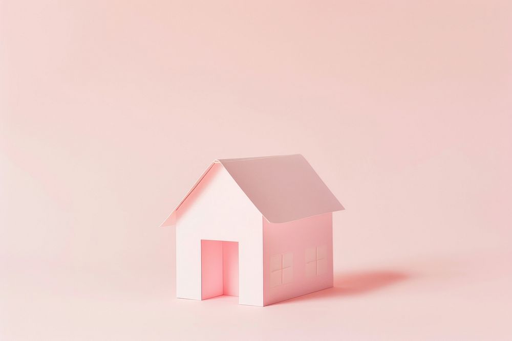 New home pink architecture investment.