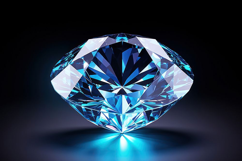 Diamond gemstone crystal jewelry.