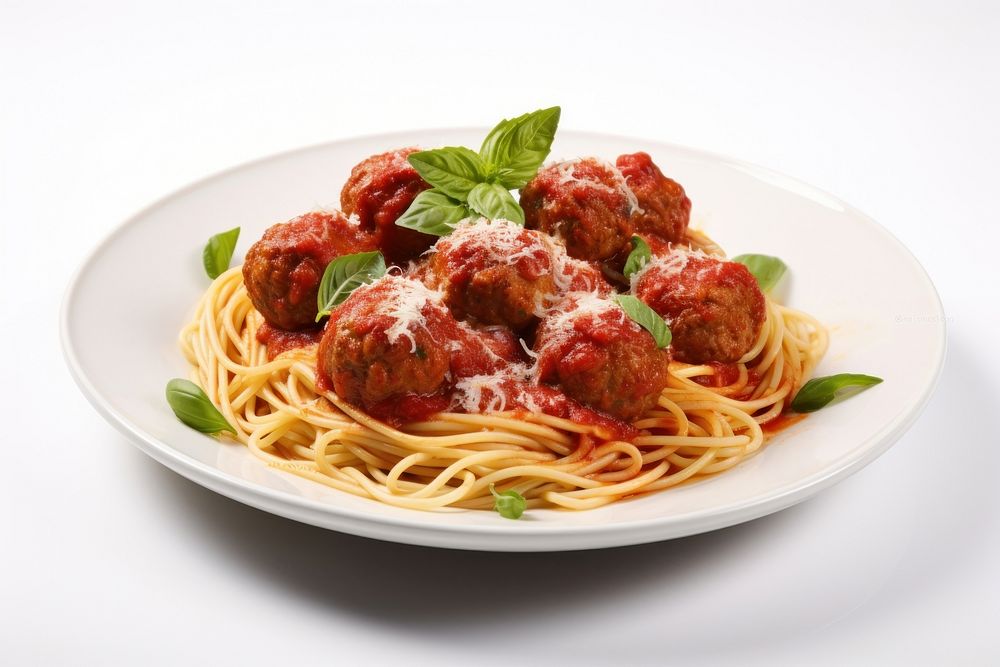 Spaghetti spaghetti meatball pasta.
