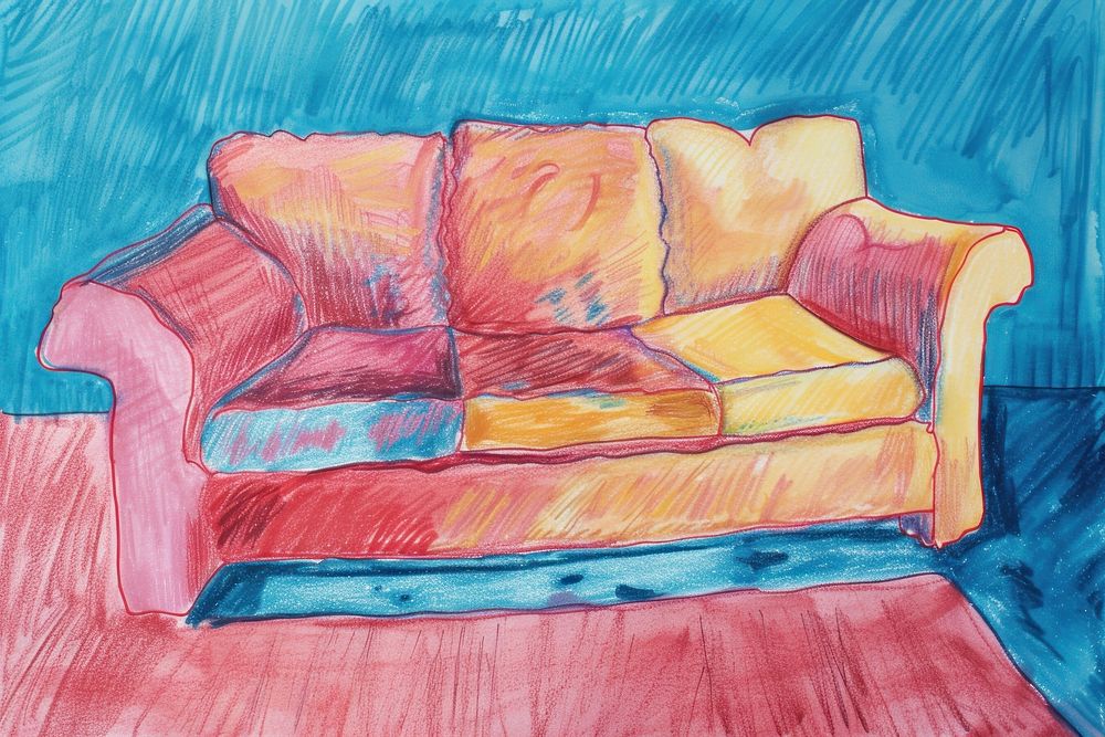 Sofa furniture painting sofa.
