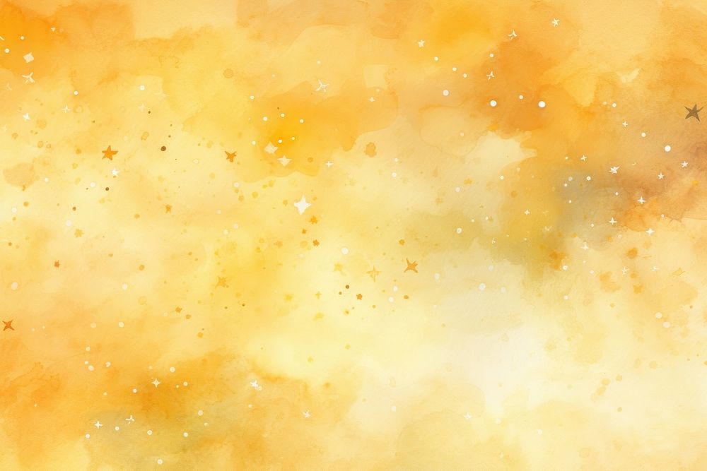 Star watercolor backgrounds yellow parchment.
