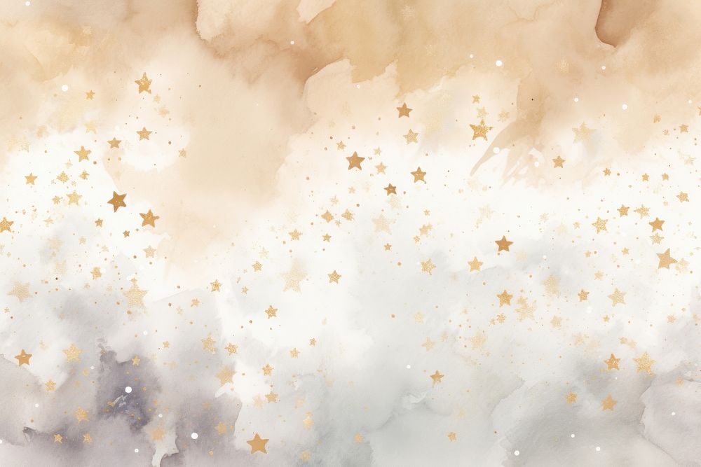 Stars watercolor backgrounds paper gold.