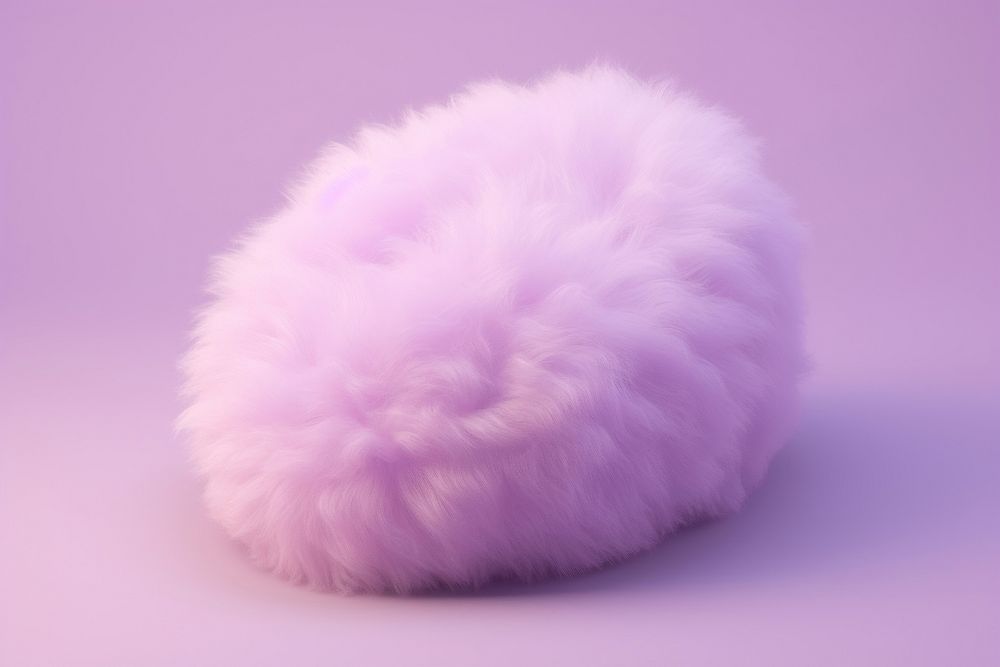 Purple violet fur softness.