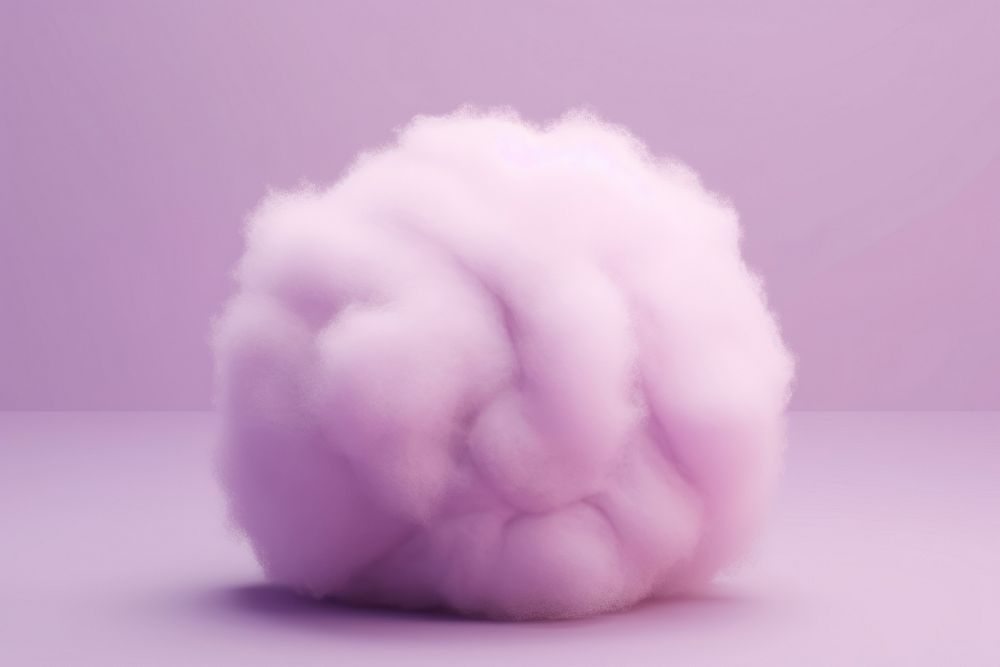 Violet wool softness iceberg.