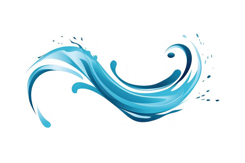 Vector illustration icon water splash flat style pattern white background creativity.