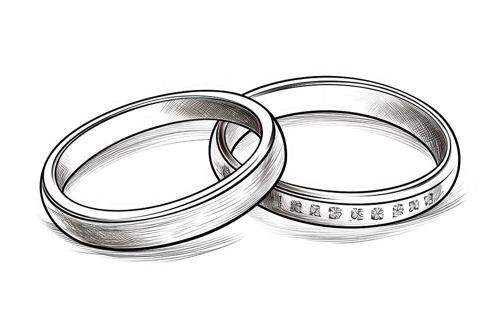 Wedding ring platinum jewelry silver.