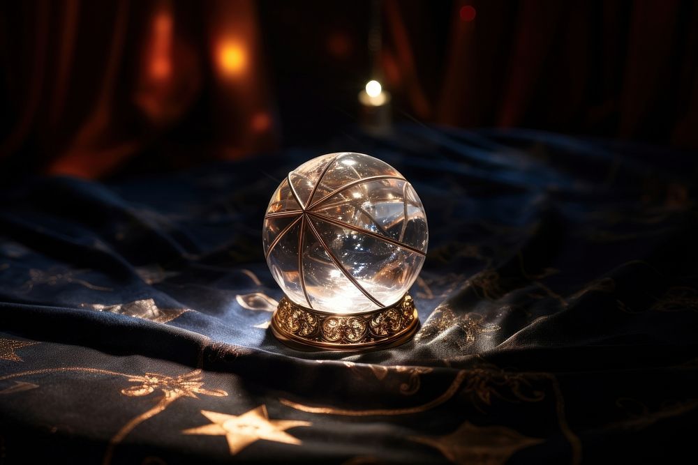 Holoscope jewelry crystal sphere.