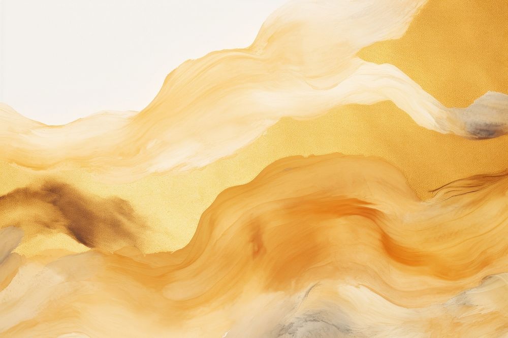 Mountain and gold backgrounds abstract painting.