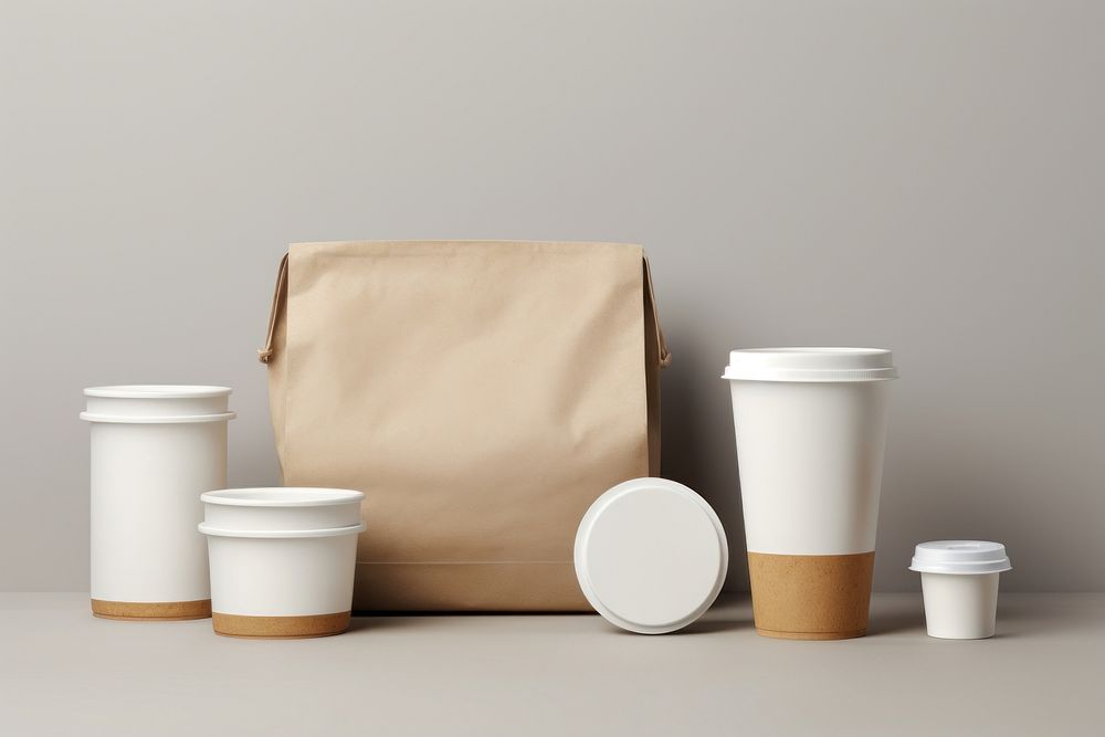 Food branding packaging coffee cup mug.