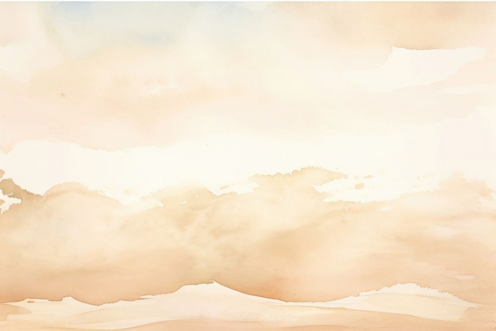 Beach watercolor background painting sky backgrounds.