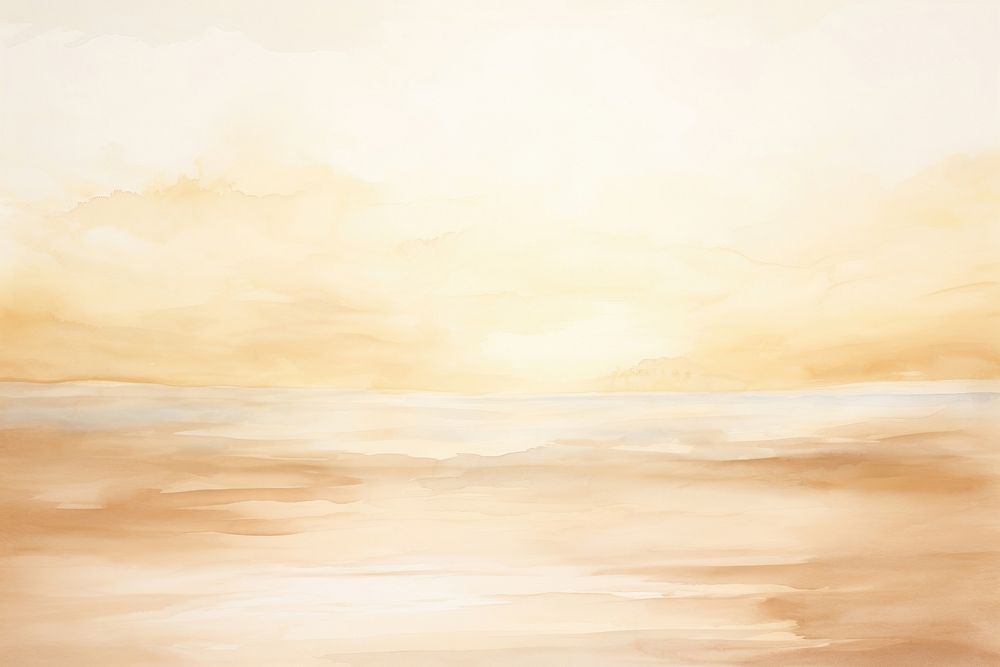 Beach watercolor background painting backgrounds outdoors.