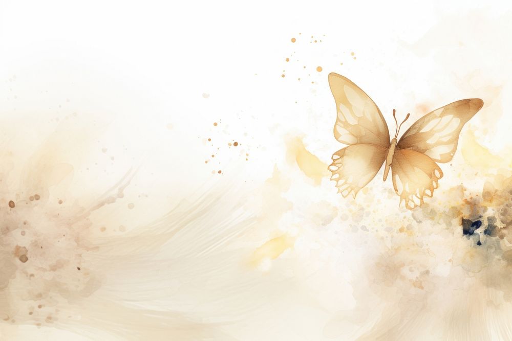 Butterfly watercolor background backgrounds painting pattern.