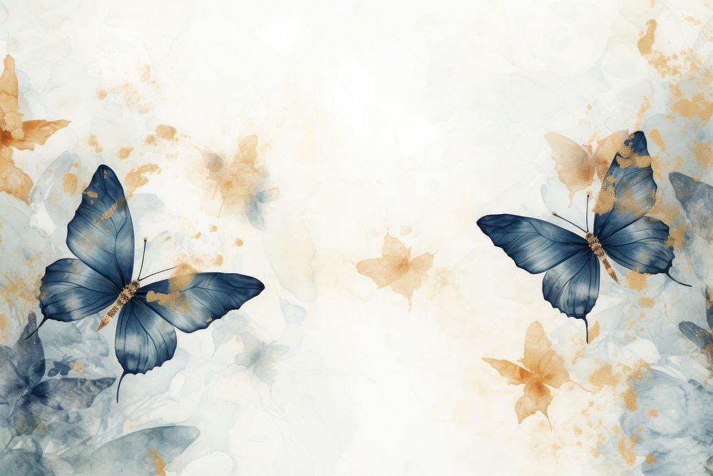 Butterflys watercolor background backgrounds painting animal.